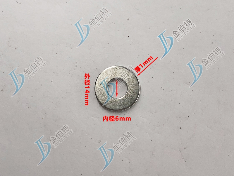 平垫镀锌内径6mm外径14mm