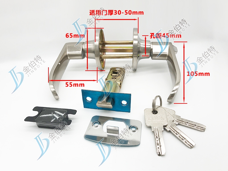 三柱把手锁 30-50