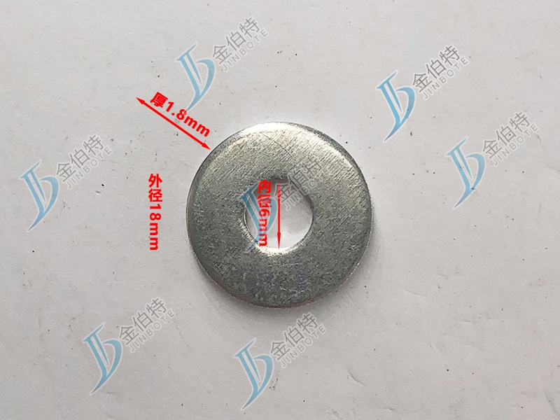 大平垫镀锌内径6mm外径18mm