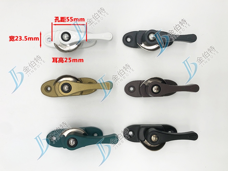 月牙锁 孔55mm 耳高25mm 