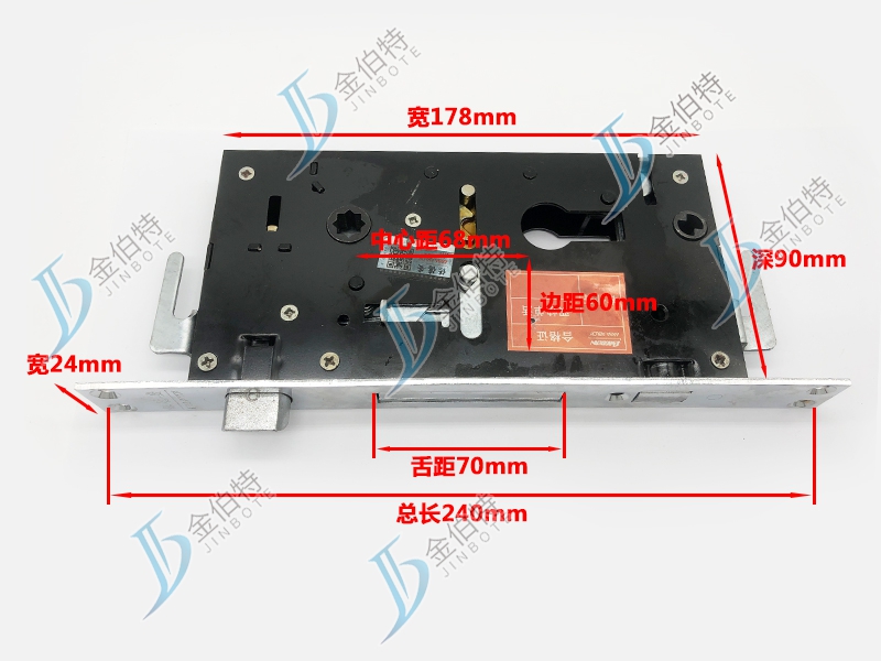 防盗门双防锁体 保德安