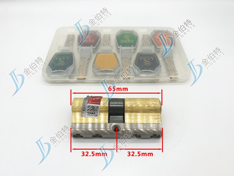 七彩锁芯 美琦玉玲珑 65mm中