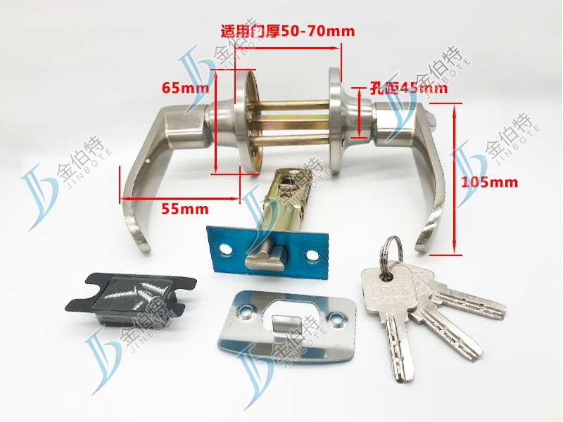 三柱把手锁 50-70