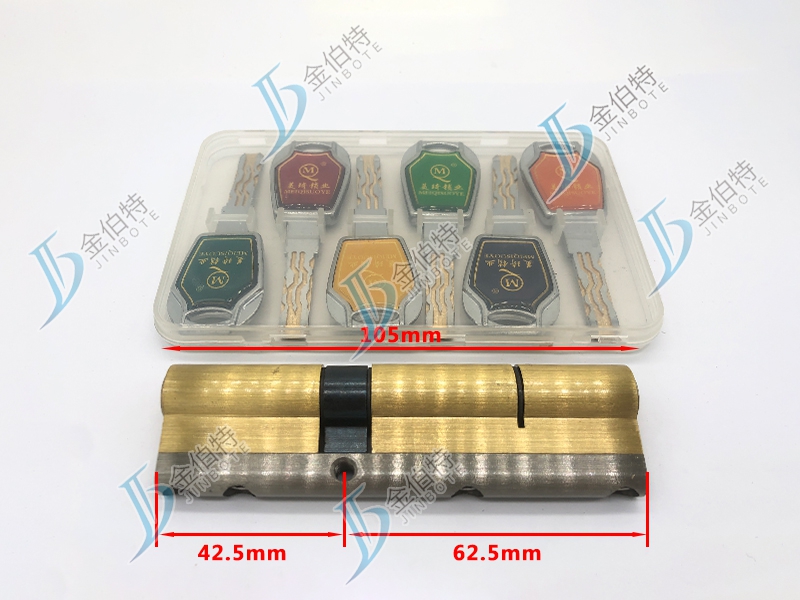 七彩锁芯 美琦玉玲珑 105偏42.5mm