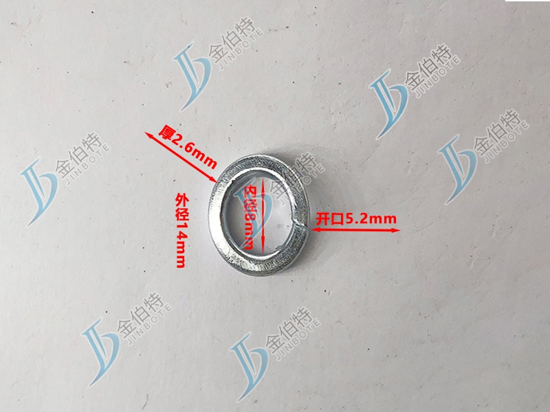 弹垫镀锌内径8mm外径14mm