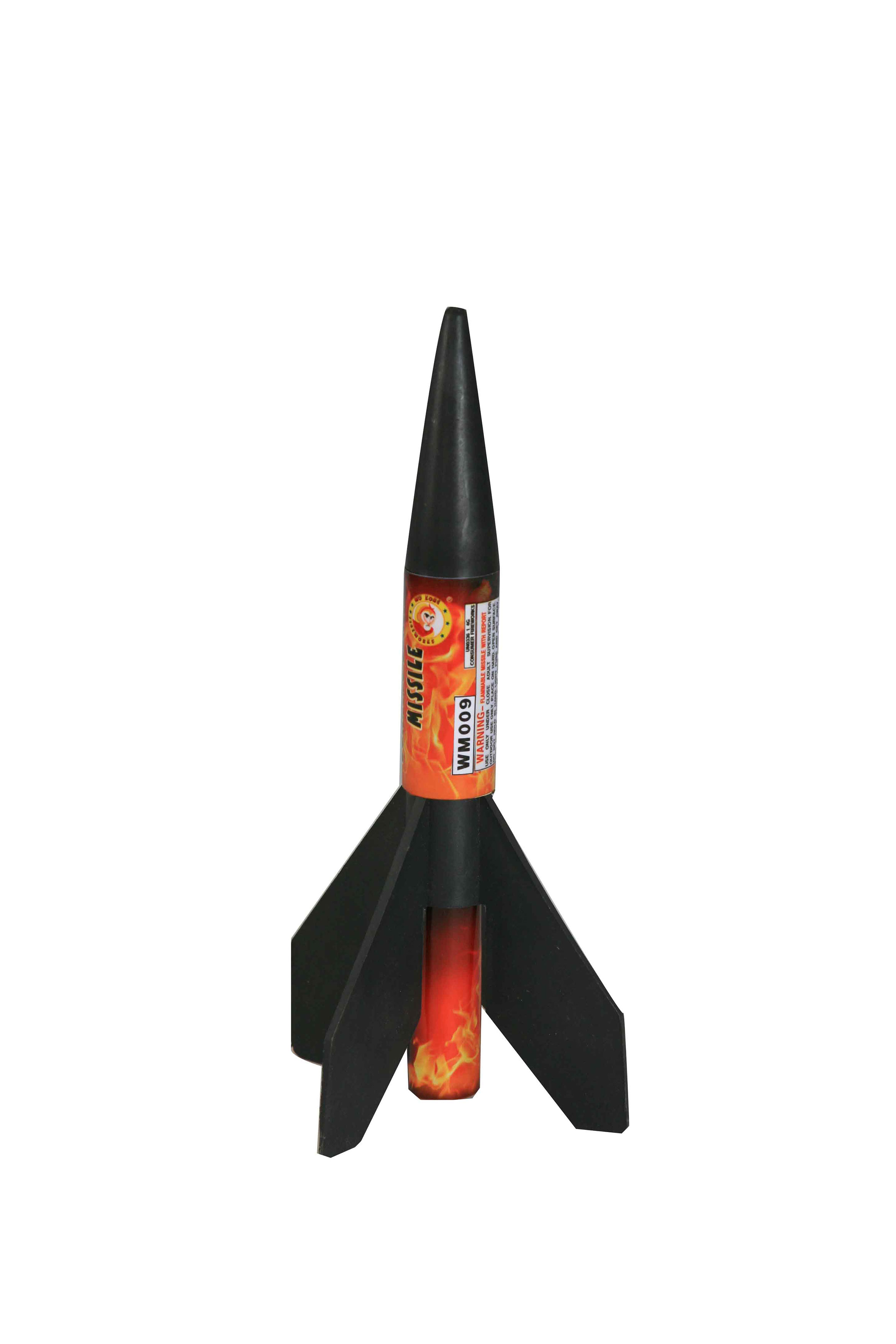 WM009 BURNING FLAME ROCKET