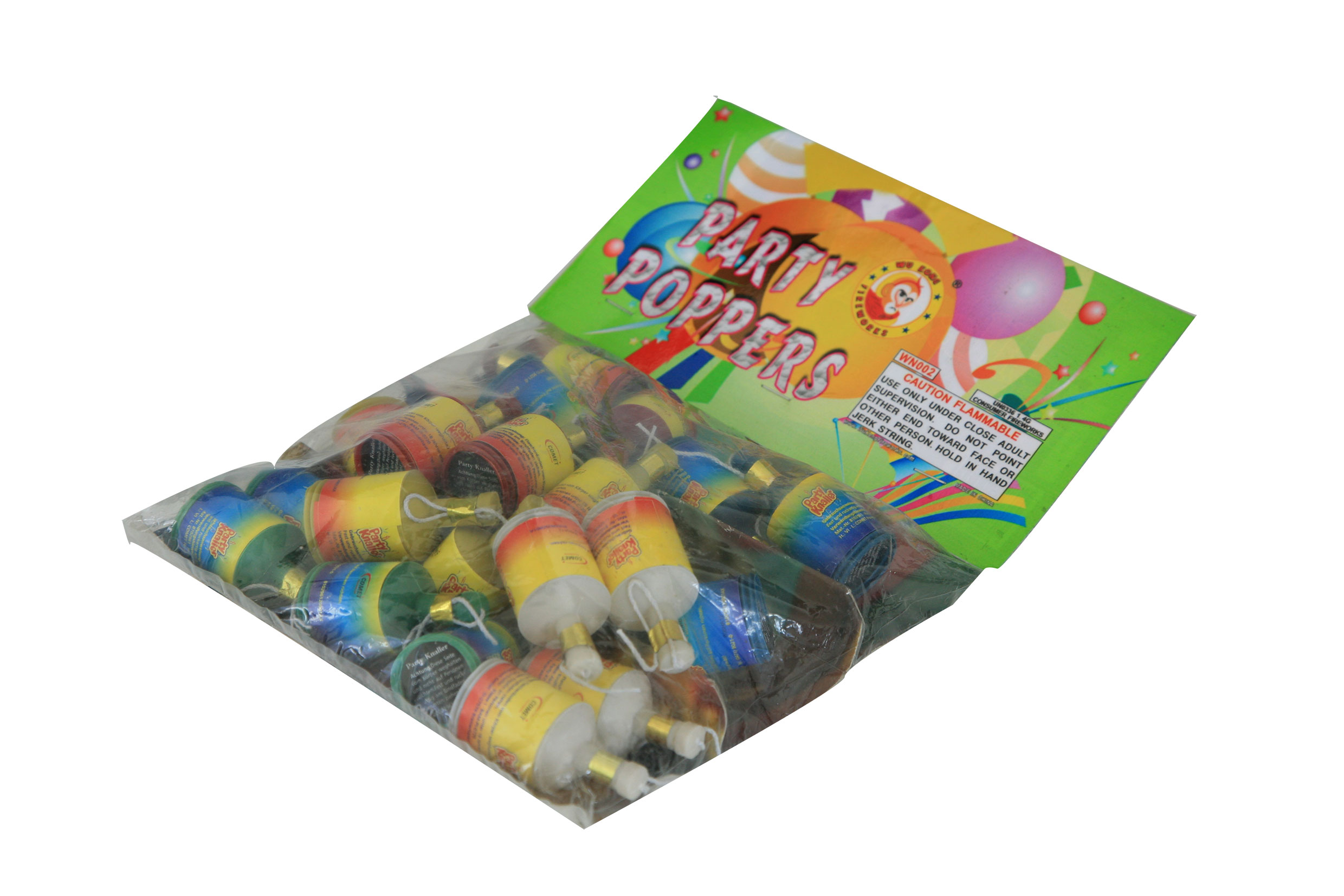 WN002 PARTY POPPERS