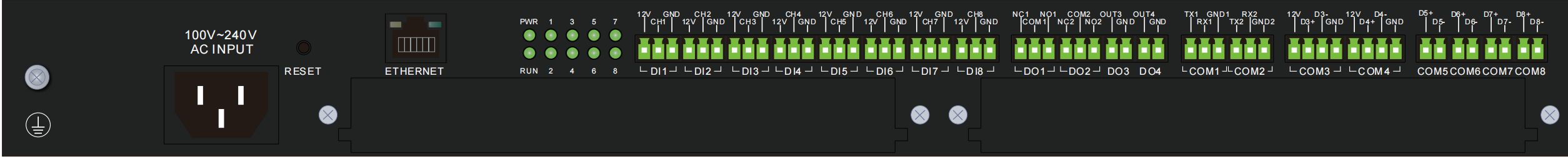 8串口数据采集服务器