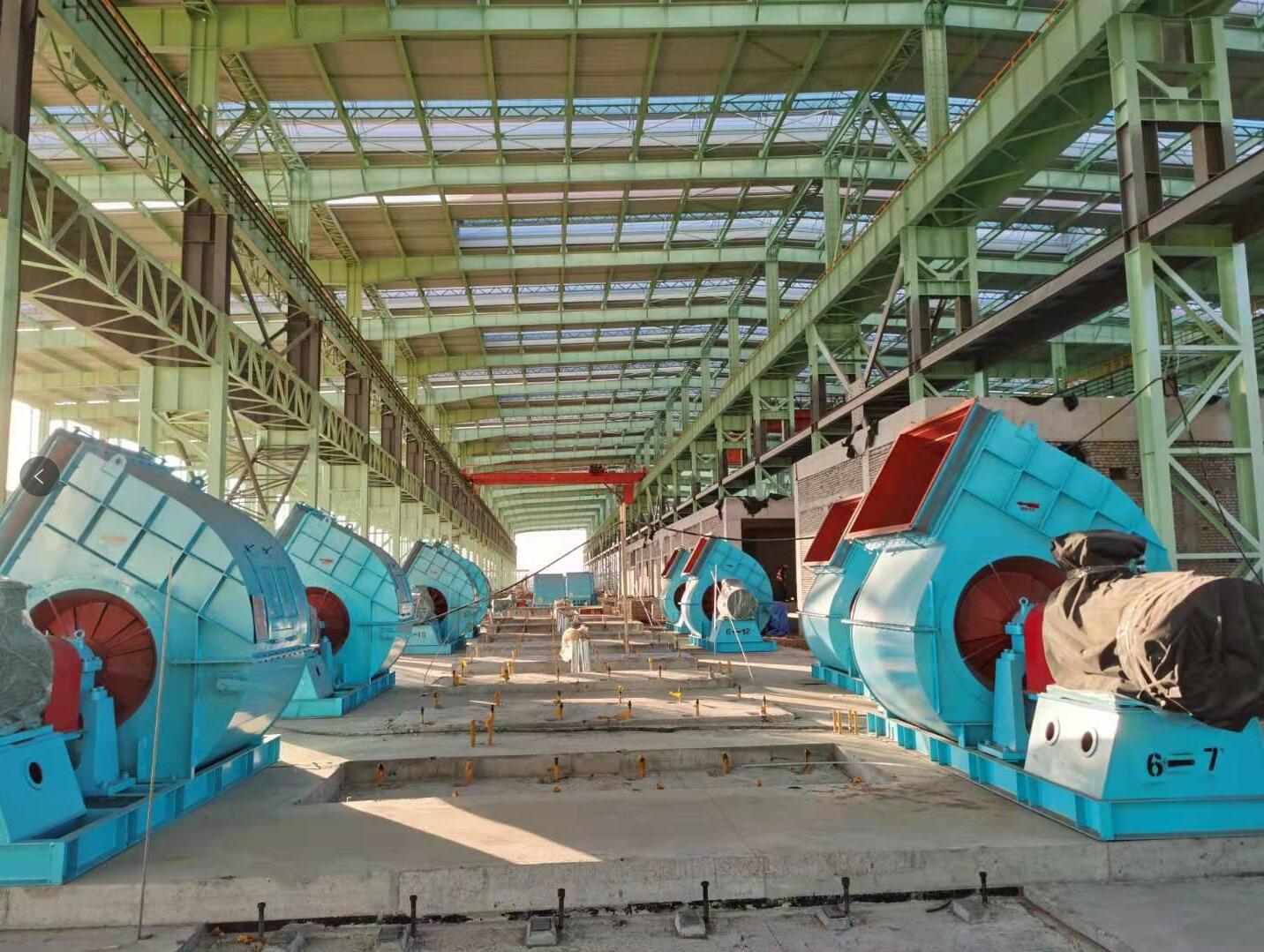 青岛特殊钢铁有限公司一期续建工程 离心风机案例
