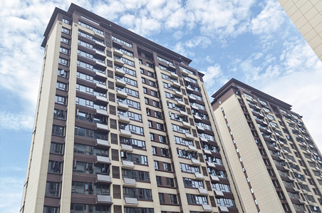 阜阳海亮-观澜学府平板太阳能一体化工程