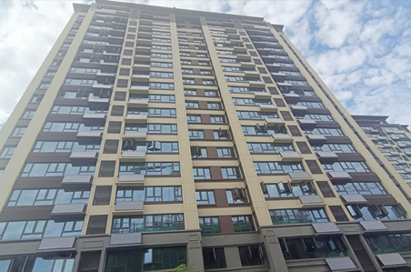 淮南华盛国悦府平板太阳能一体化工程