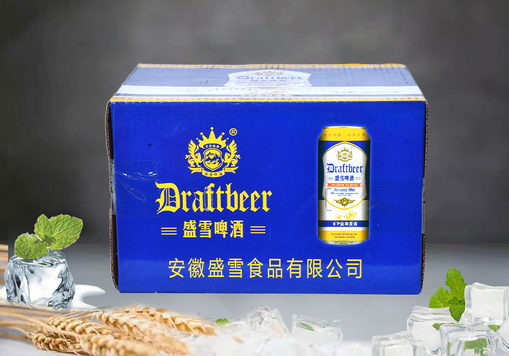 盛雪啤酒·8°P金尊麦香500mlx12