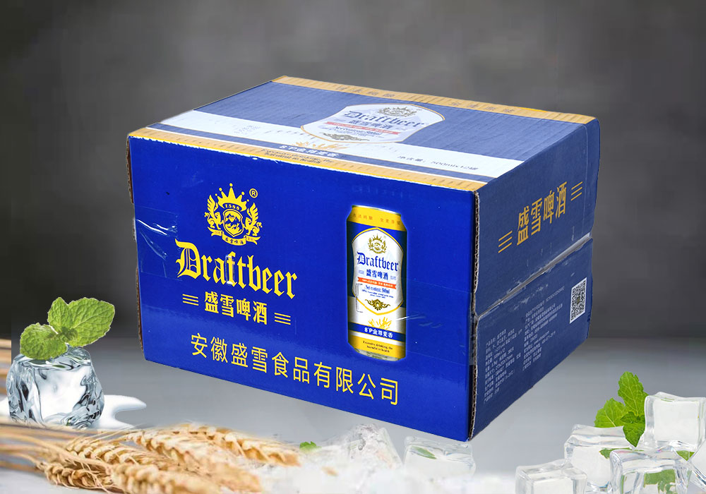 盛雪啤酒·8°P金尊麦香500mlx12