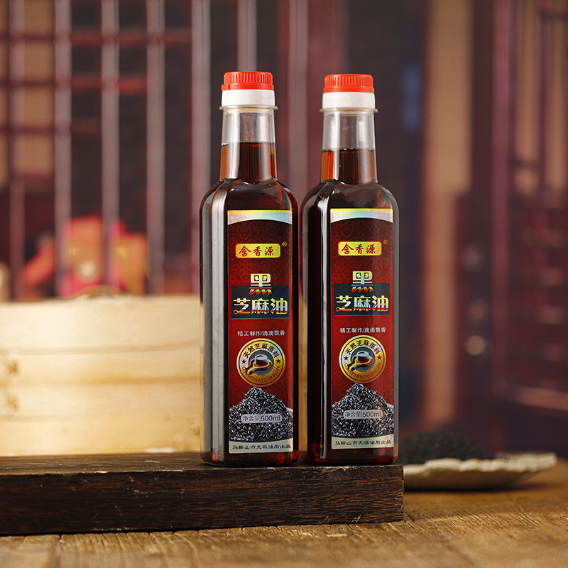 黑芝麻油-500ml*2礼盒装