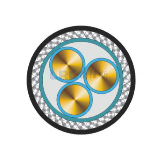 1900/3300V PVC Insulated and Sheathed, Steel Wire Armoured Low Voltage Power Cables