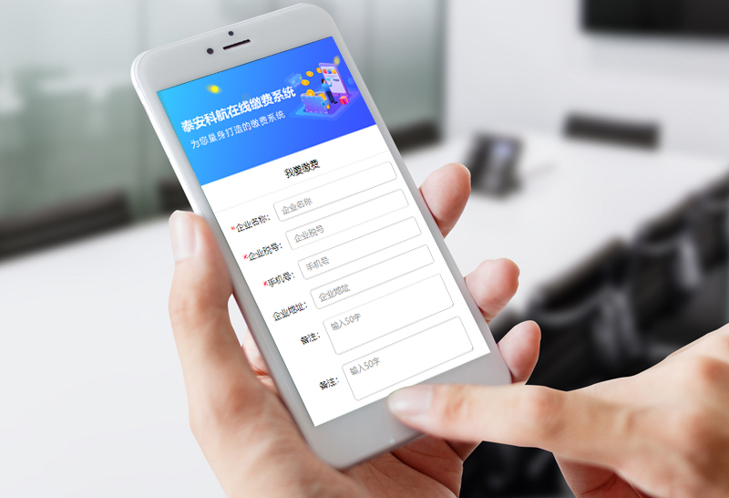 泰安科航在线缴费系统