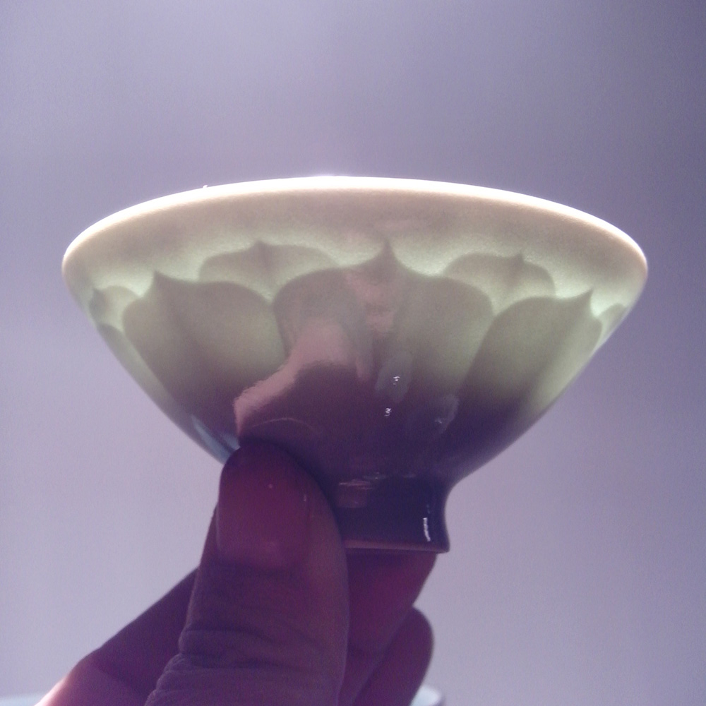 （朱砂泥透光）《莲花杯》9x9x4.5