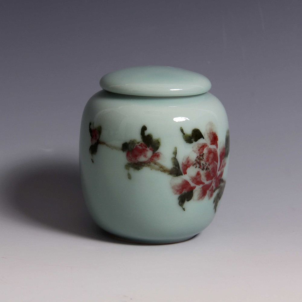 牡丹茶叶罐
