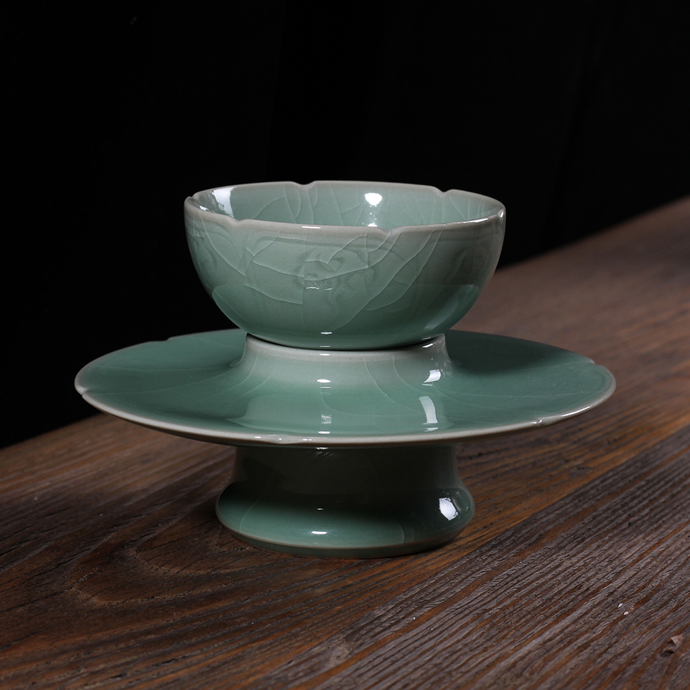 手工杯-祥云托盏手工