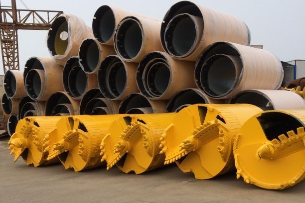 SHQ605焊丝在旋挖钻机钻斗堆焊强化应用