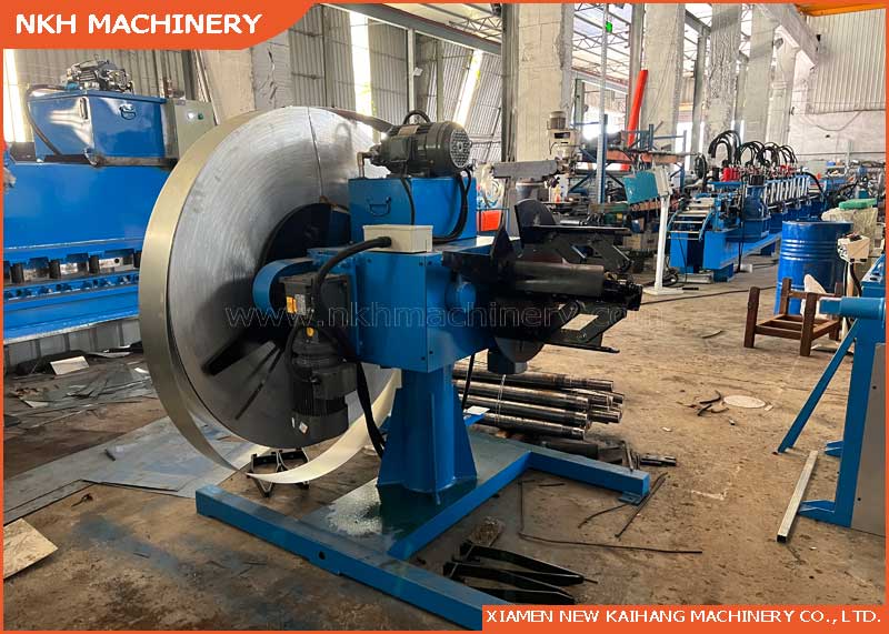 2TonsX300mm Twins Coils &Hydraulic & Driven Un-coiler