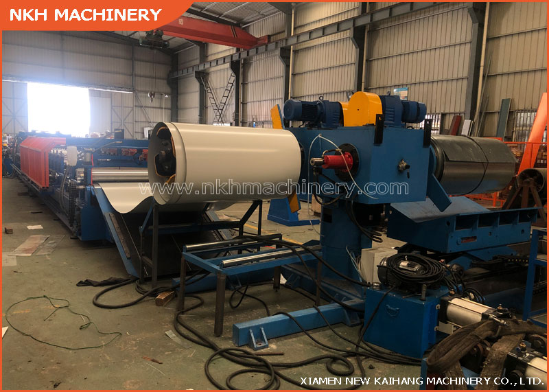YX15.6-76.2-1066.8 0.9-1.2mm Roll Forming machine for Tank Profile