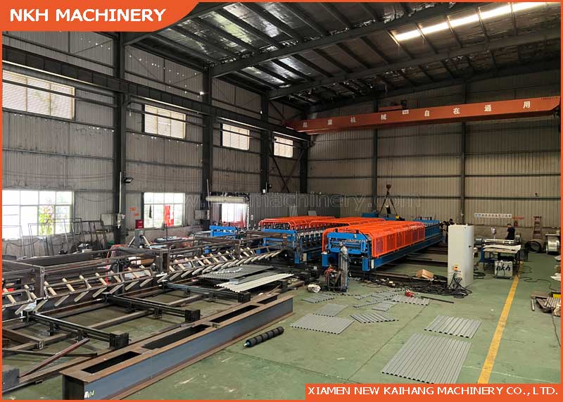 YX19.5/YX33/YX16.5 （3 in 1）Roll Forming Machine for Roof Profile