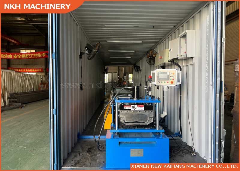 KSS475 Roll forming machine for Seam-lok profile in 40FT container