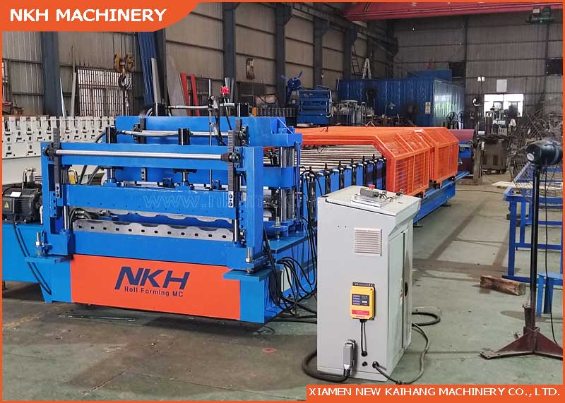 YX22-211-1105 Roll Forming Machine for Step Tile Roof profile（Servo drive）