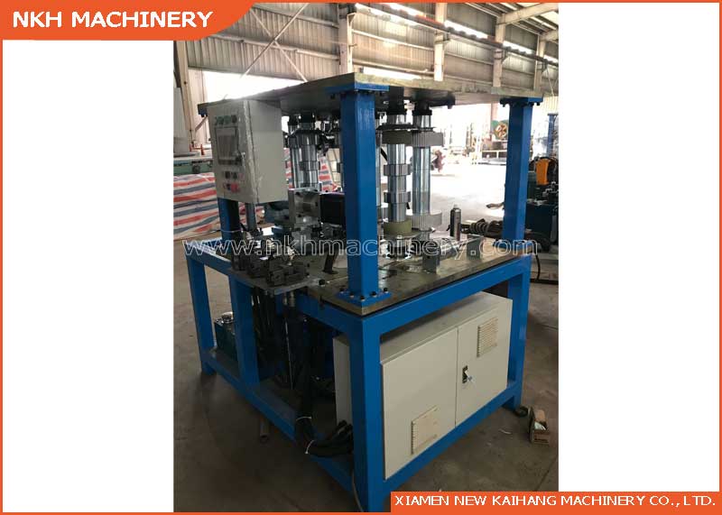Convex/Concave with smooth/tooth curving machine for Flex-lok profile