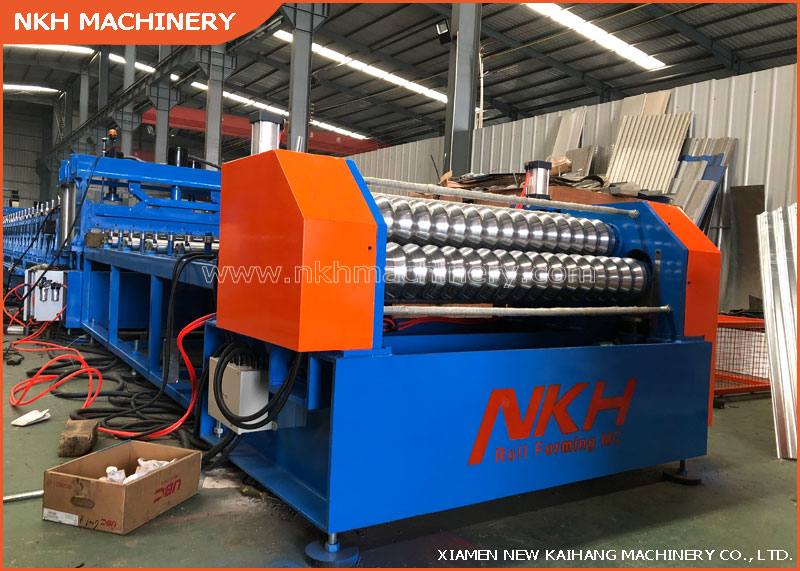 Curving machine for 1.2mm tank corrugated profile