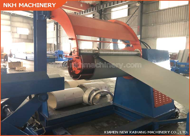 Pre-leveling/slitting/re-coiling line