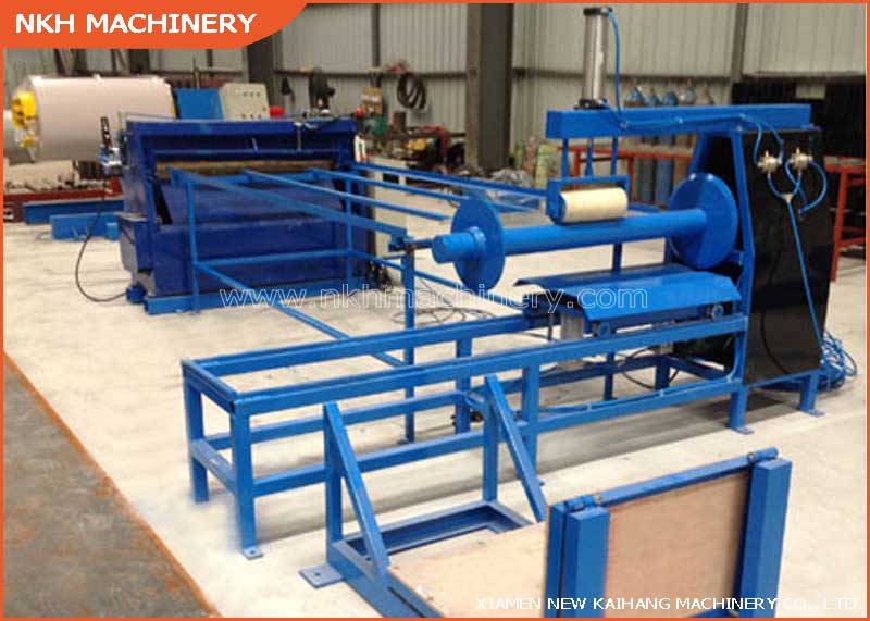 Pre-leveling/slitting/re-coiling line