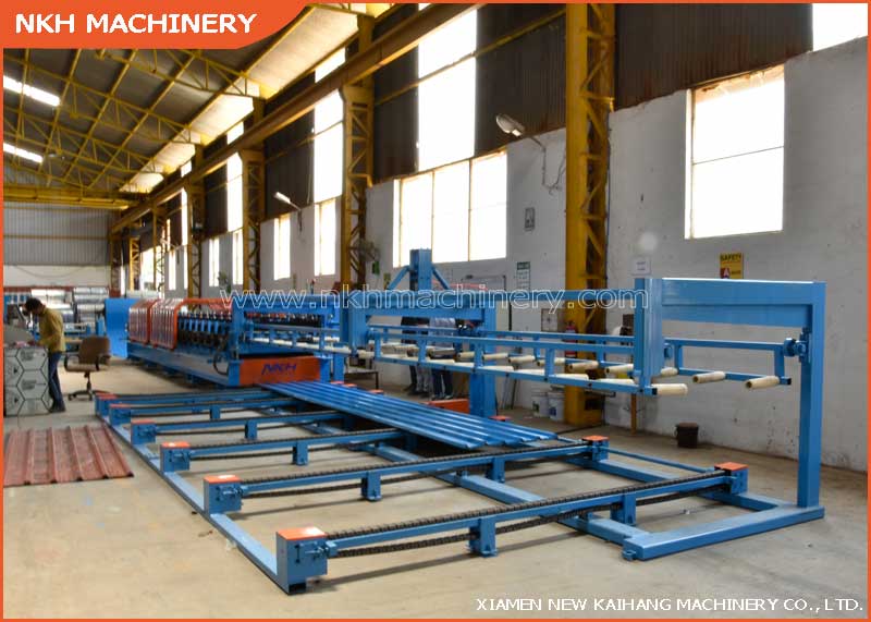 Pneumatic single-level stacker