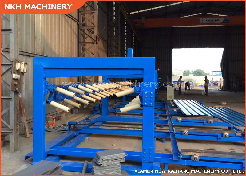 Pneumatic Double-level stacker for Dual level machine