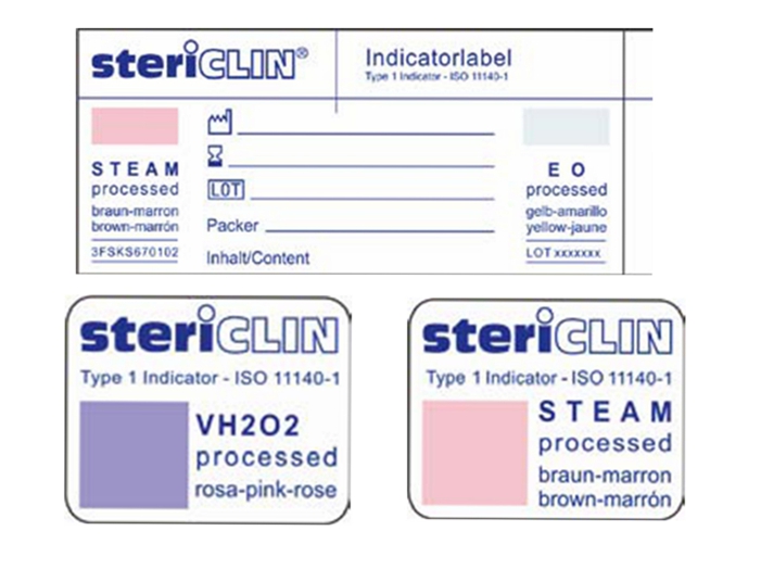 VP Stericlin 泰瑞琳 灭菌指示标签(带书写栏)/灭菌记录贴纸/灭菌标识/消毒标签