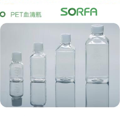 Sorfa硕华 细胞培养基方瓶125ml,250ml,500ml,1L,PET材质、PETG材质