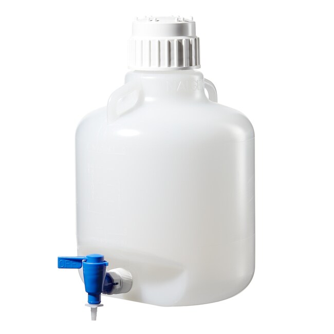 Thermo Nalgene™ 带放水口PP/LDPE/PC细口圆形大瓶8319、8318，矩形带水龙头大桶
