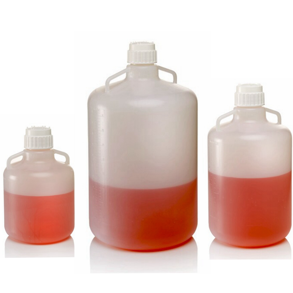 Thermo Nalgene™ 聚丙烯带提手大瓶8250，LDPE细口大瓶8210等10L/20L/50L大桶，4L/8L大壶，三通盖