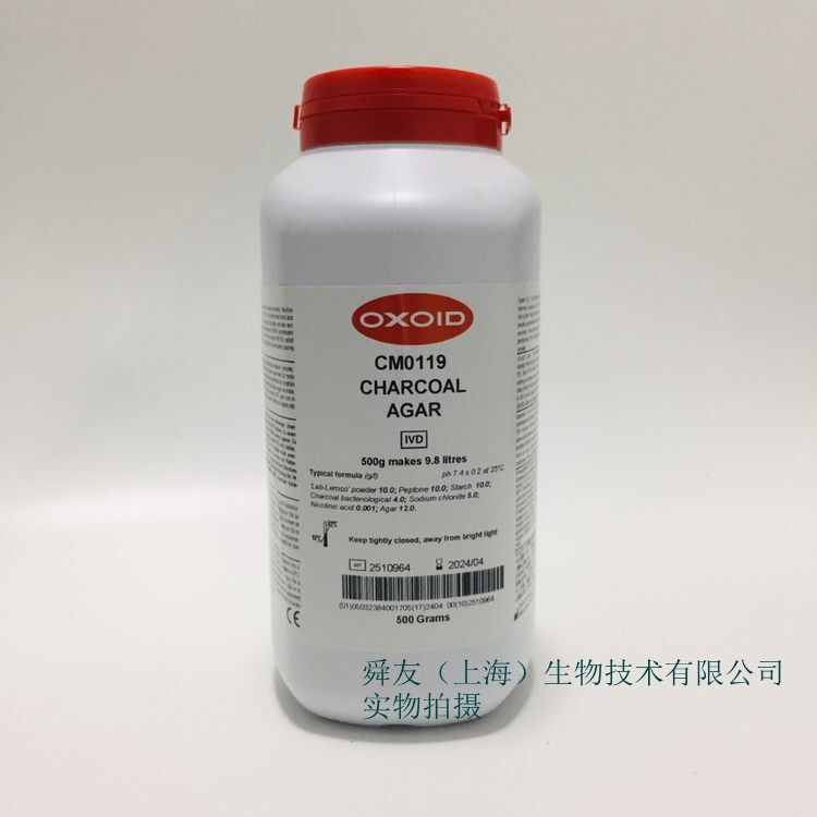 Oxoid 木炭琼脂基础CM0119B，鲍特菌选择性添加剂SR0082E