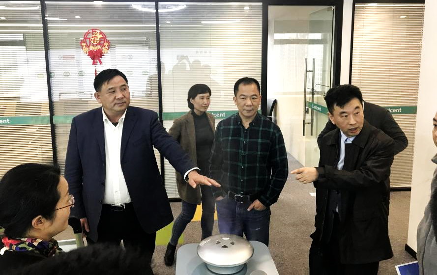 安徽淮北市杜集区委领导一行参观考察莱慎生物