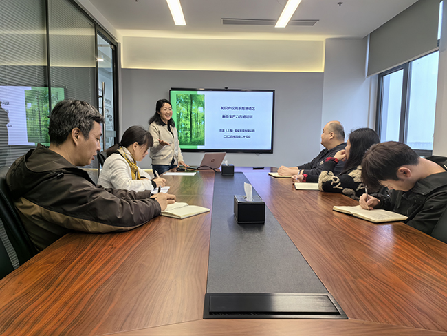 然晟（上海）实业发展有限公司开展2024年松江区知识产权宣传周系列培训活动