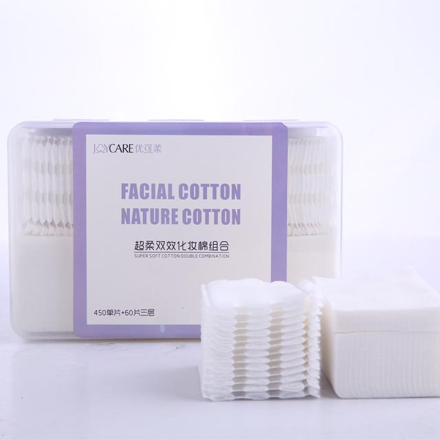 Super soft double effect cosmetic cotton