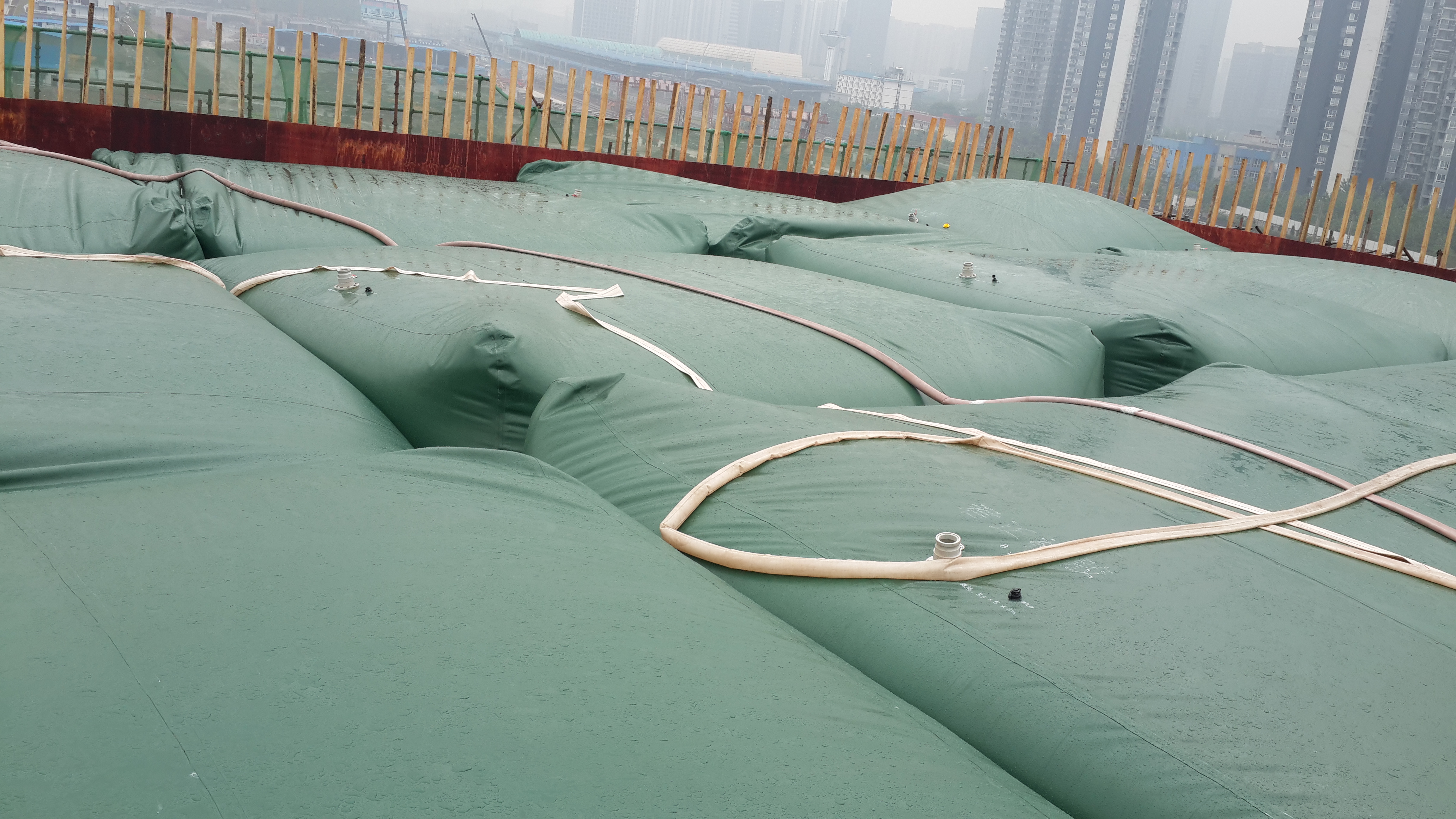 桥梁施工试压水袋 应用场景实拍