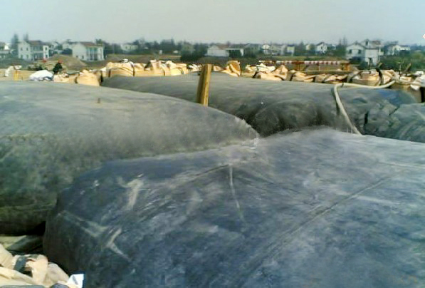 桥梁预压水袋试压水袋使用场地