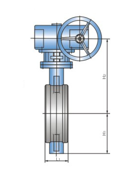 对夹式双向金属硬密封蝶阀