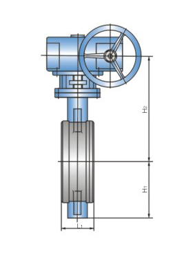 对夹式双向金属硬密封蝶阀