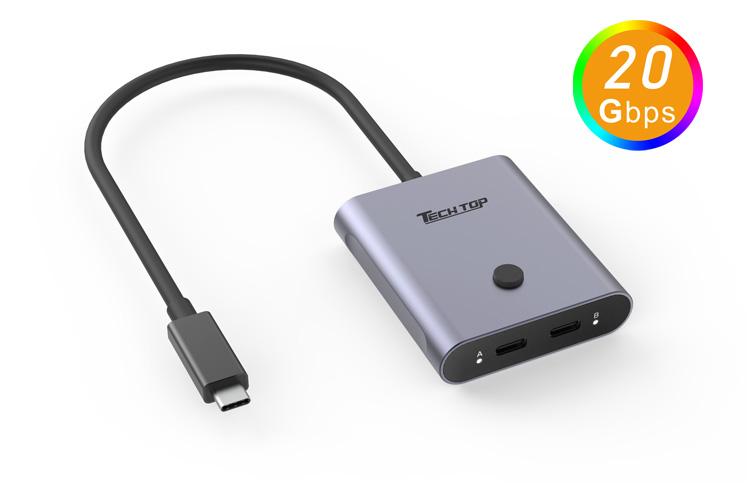 D1078C: USB-C Bi-Direction Switch  for 20Gbps Versions（DATA & VIEDO & PD）