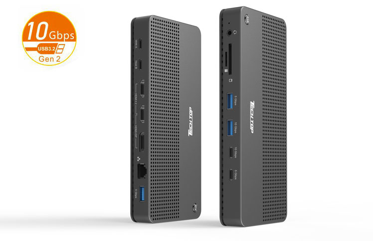 D1103A: Dual-Laptop USB-C KVM Docking Station