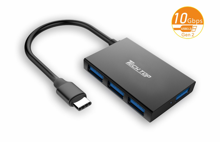 H1301A: USB-C 10Gbps 4-Port HUB